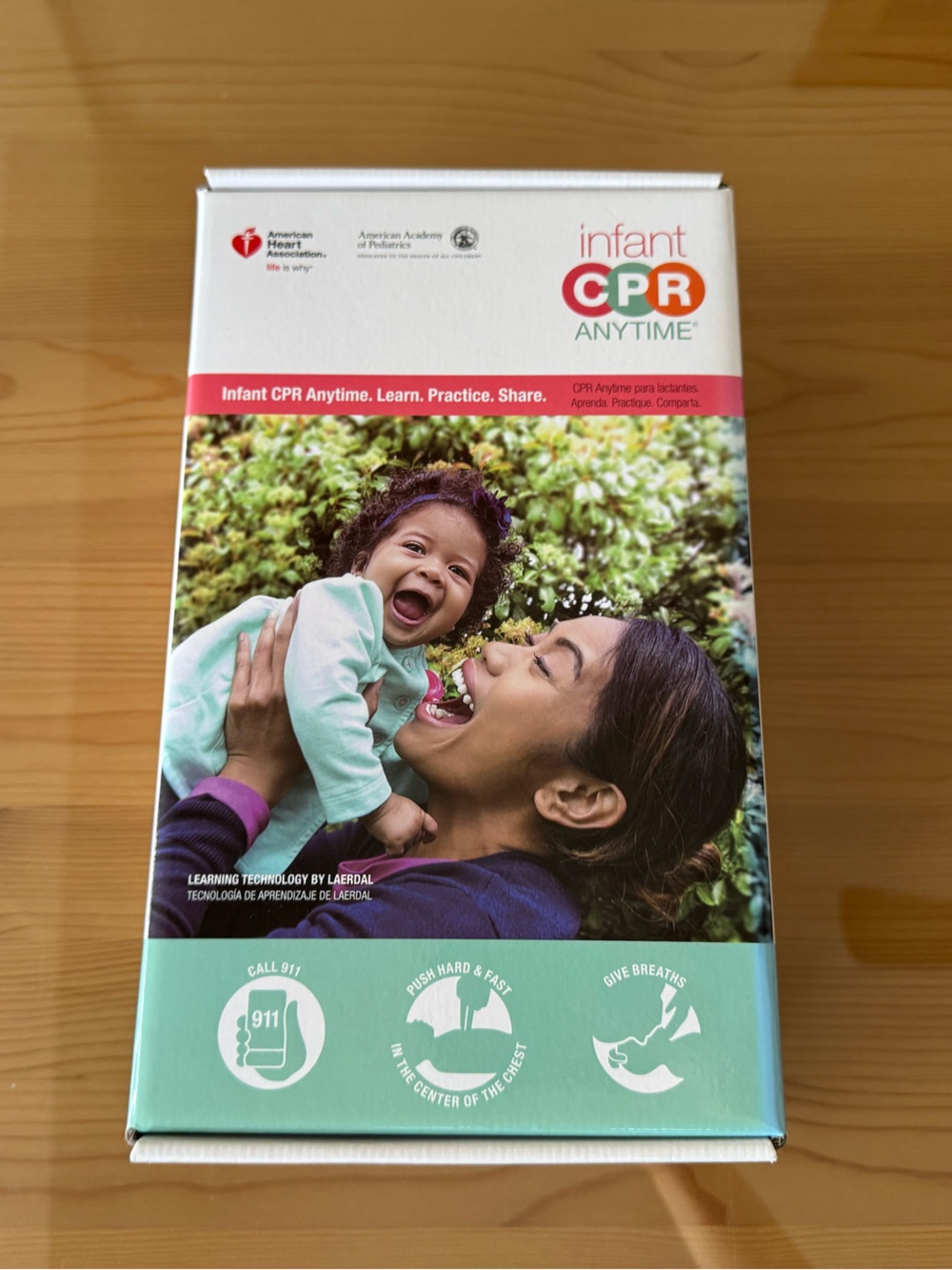 NIB American Academy of Pediatrics Infant CPR Anytime Practice Kit